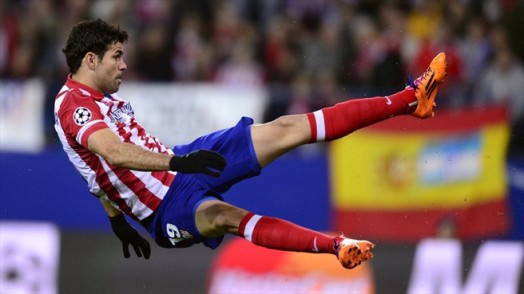 Diego Costa faz gol com estilo kung fu